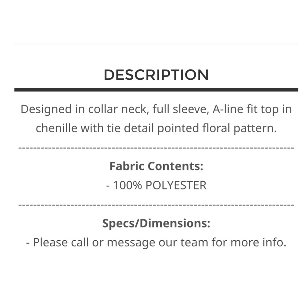 POL. Boho Tie Detail Floral Sweater - Picture 7 of 7